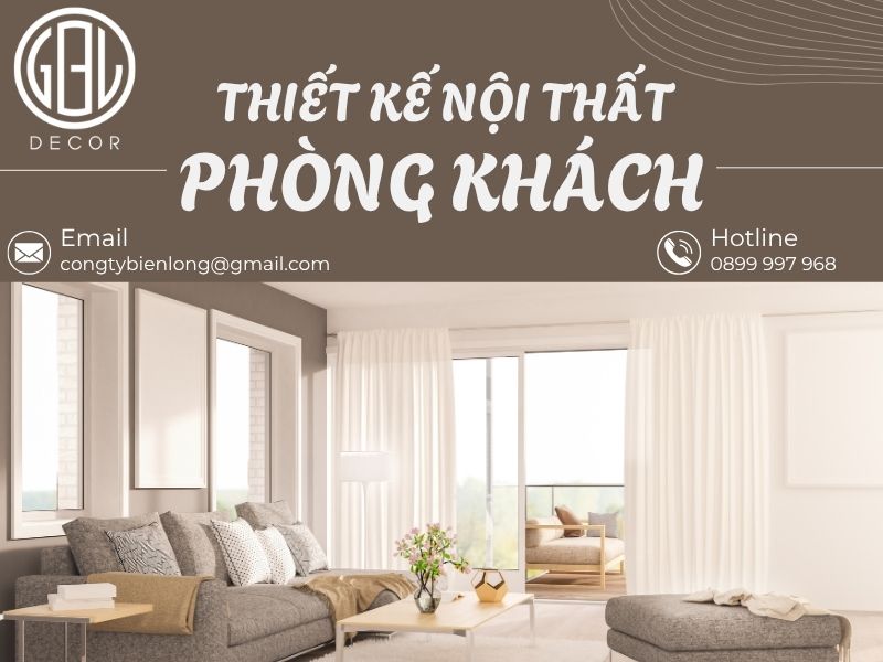 Thiết kế nội thất phòng khách